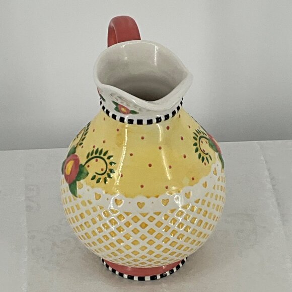Mary‎ Engelbreit Hand-Painted Ceramic Pitcher - Picture 5 of 6